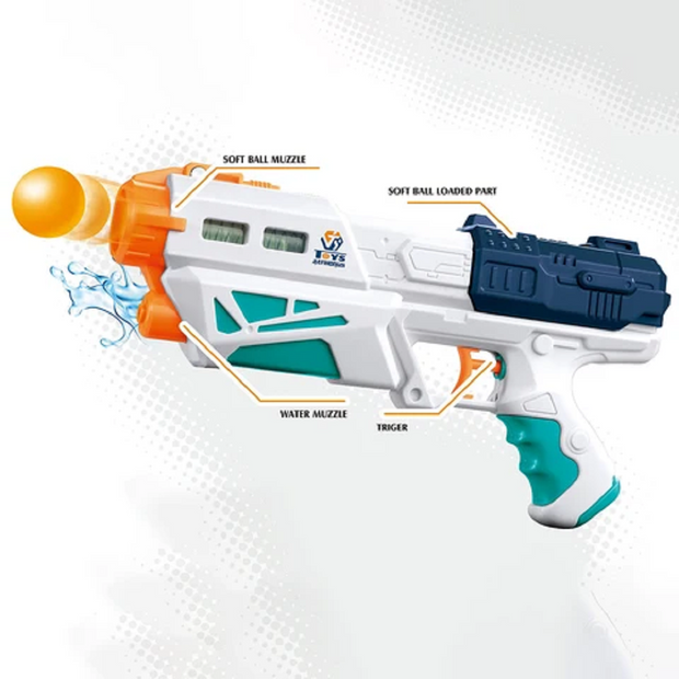 MagicGun 2 in 1 : Pistolet Ludique et Amusant pour Enfant