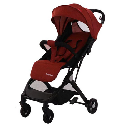 SuitStroller Rouge : Poussette Valise Ultra Compacte