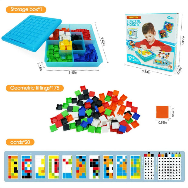 LogicalMosaic : Le Puzzle Mosaïque Éducatif pour Enfants