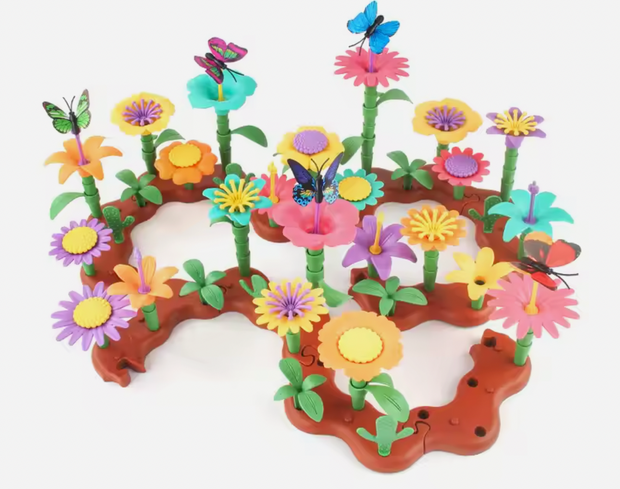 Jouets de Construction de Jardin de Fleurs 140PCS