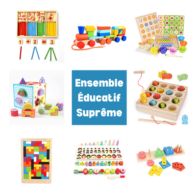 Ensemble Éducatif Suprême  - 8 Jouets éducatifs