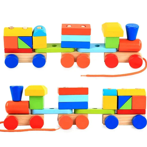 StackPullTrain : Train de Blocs à Tracter