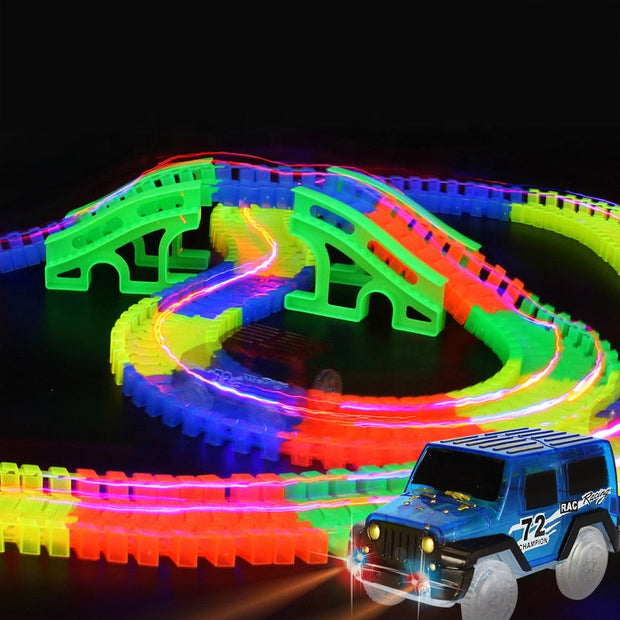 MagicCar - Circuit de Voitures Lumineux Flexible