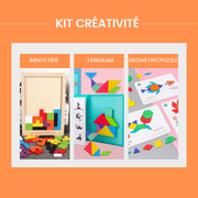 Kit Créativité : MiniTETRIS + TANGRAM + GeometricPuzzle