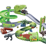 DinoTrack: Circuit de Course Éducatif avec Dinosaures.