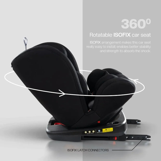 ChildSeat Blalck : Siège Auto Isofix ajustable Pour Enfant