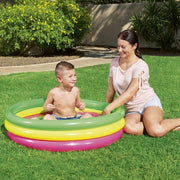 RainbowBabyPool : Piscine Gonflable et Confortable pour enfant